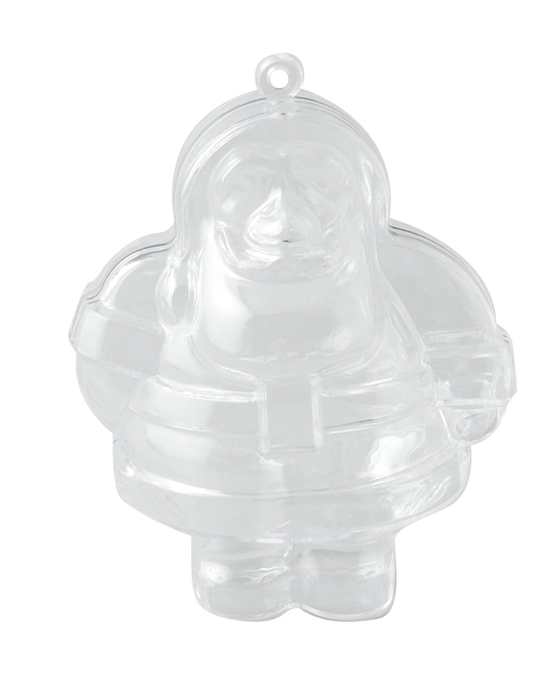 Vaessen creative • Babbo Natale in plastica 2 pezzi 10 cm