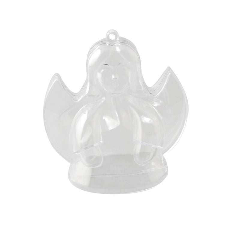 Vaessen creative • angelo di plastica 2 pezzi 10 cm