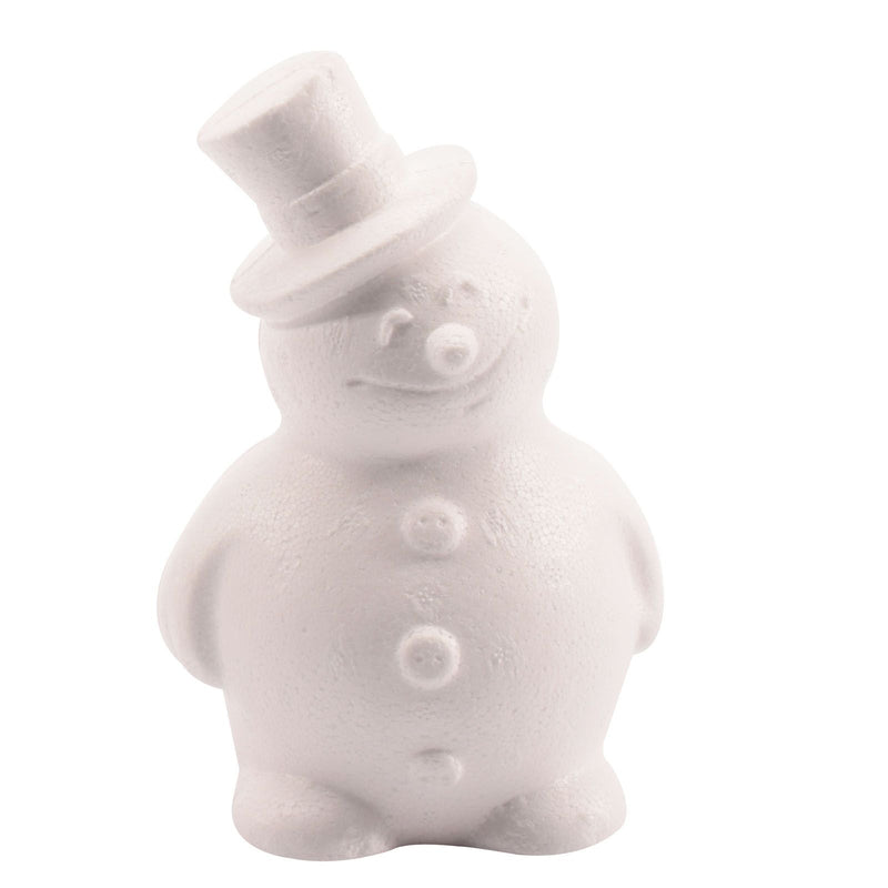 Vaessen creative • pupazzo di neve in polistirolo 17 cm