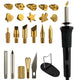 Vaessen creative • set stufa a legna con 23 accessori