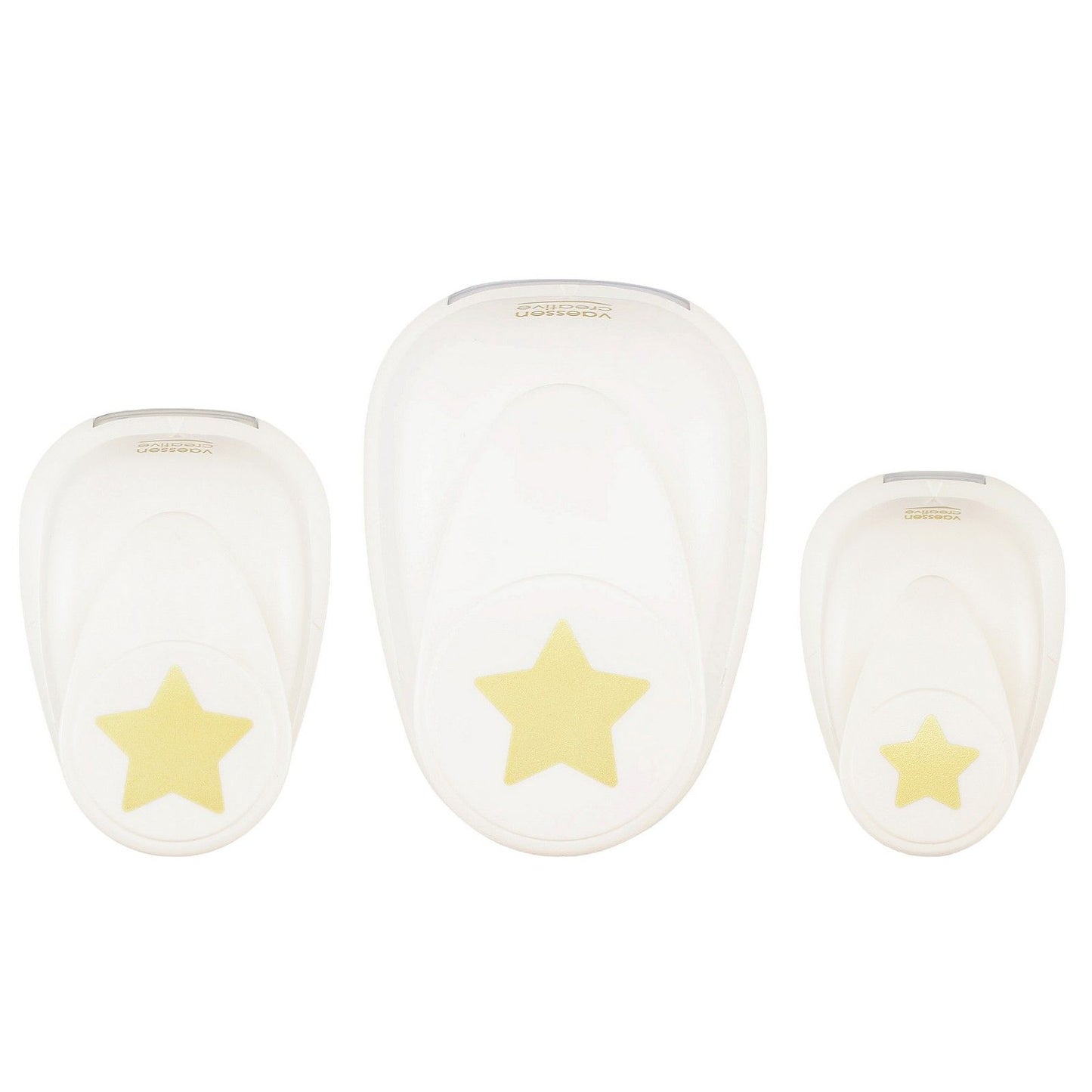 Vaessen creative • figuurpons set sterren 3st.