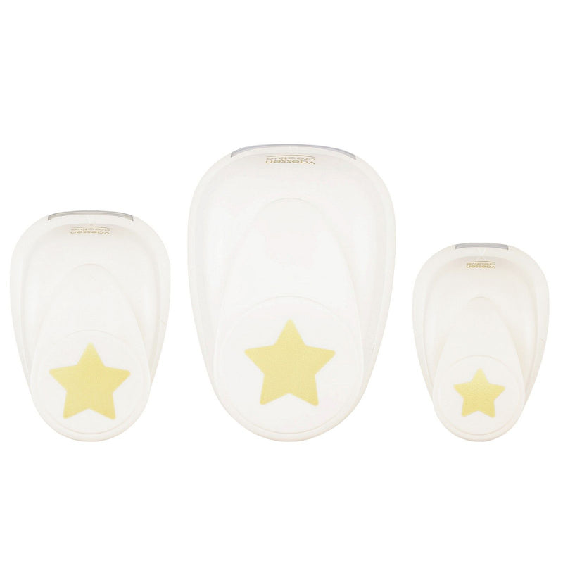 Vaessen creative • set di punzoni per figure stelle 3 pz.