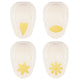 Vaessen creative • figuurpons set hart bloemblaadje bloemen 4st.