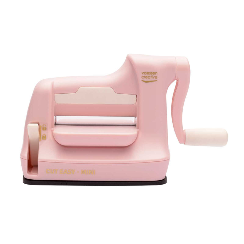 Vaessen creative • cut easy mini macchina da taglio e goffratura rosa
