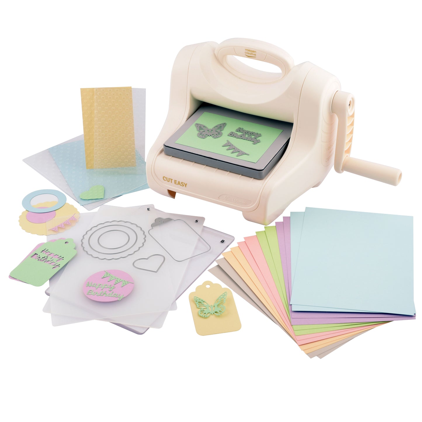 Vaessen creative • kit iniziale per macchina da taglio e goffratura A5 Cut Easy