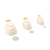 Vaessen creative • set di punzoni per figure cerchi smerlati 3 pz.