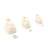 Vaessen creative • set di punzoni per figure orsetti 3 pz.