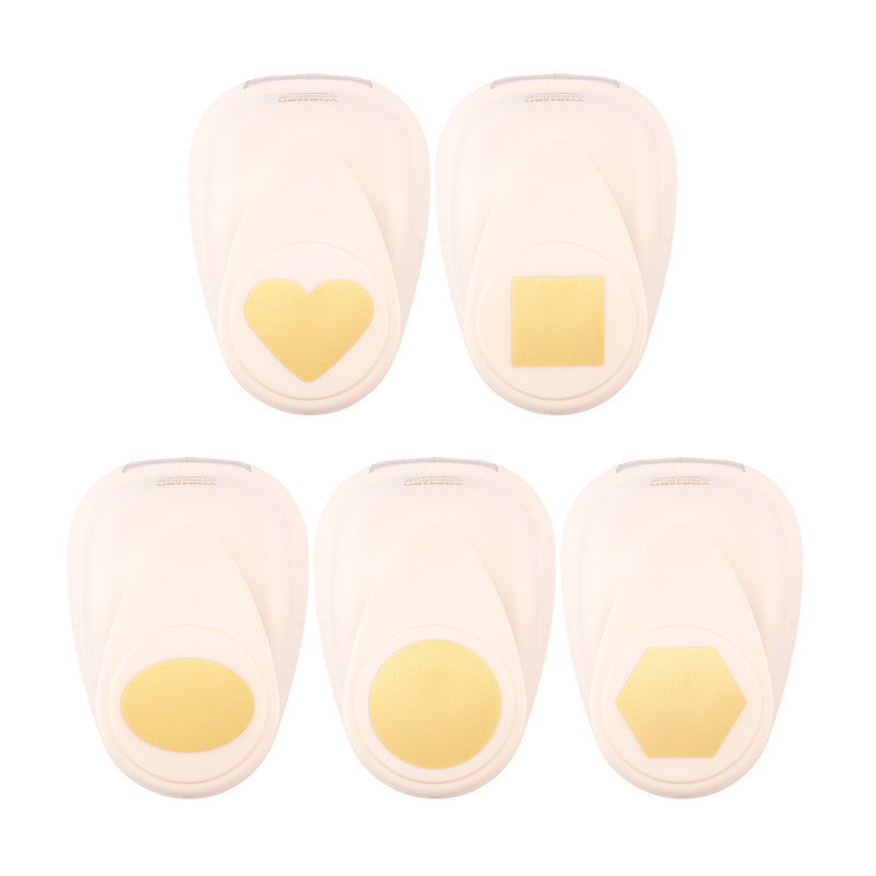 Vaessen creative • set di punzoni per figure 5 pz.