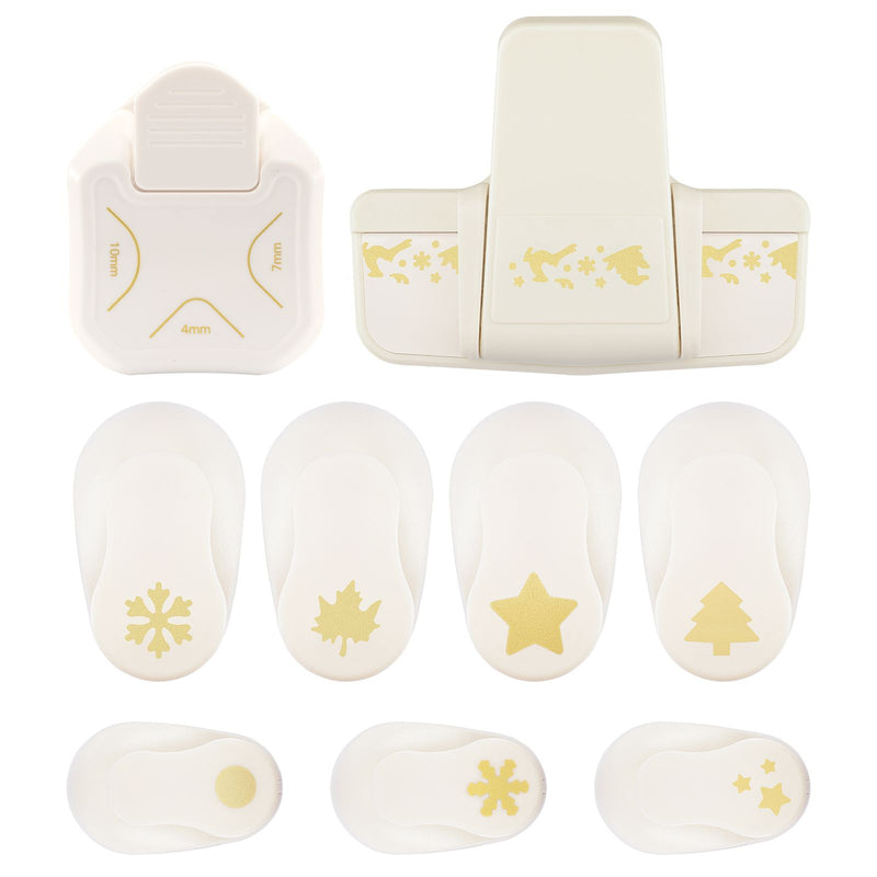 Vaessen creative • figuurpons set kerst divers 9st.