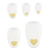 Vaessen creative • set di punzoni per figure cuori 5 pz