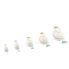 Vaessen creative • set di punzoni per figure cuori 5 pz