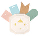 Vaessen creative • 4-in-1 hoekpons retro labels