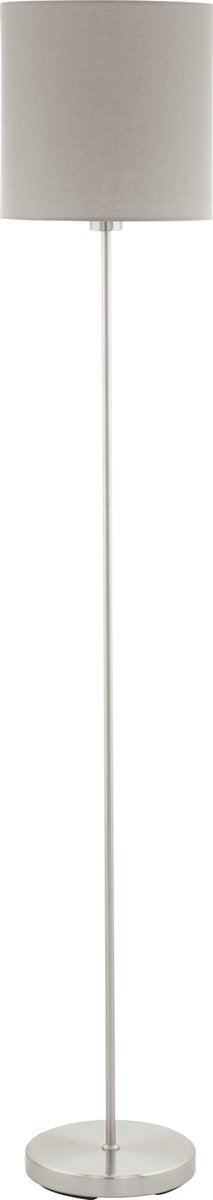 Eglo pasteri vloerlamp - e27 - 157,5 cm - grijs taupe