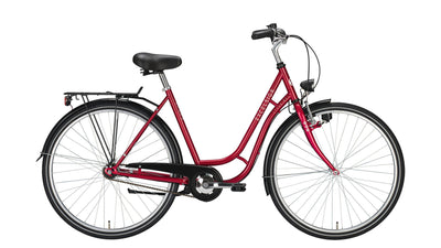 Excelsior stadsfiets touring mod. 24 bike touring 28 53 tour 1sp red met.