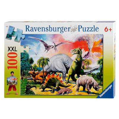 Rompecabezas de Ravensburger entre las piezas de 100 xxl de Dinos