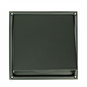 Renson 1066436 - Rejilla de campana extractora de acero inoxidable negra tipo 641 ø100mm, de superficie | 2 piezas