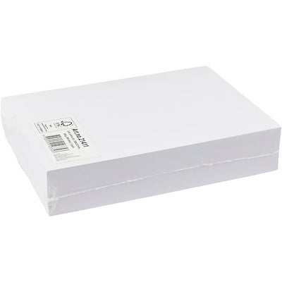 Creativ company cartoncino colorato, a5, foglio 148x210 mm, 180 gr, bianco, 200 fogli 1 scatola
