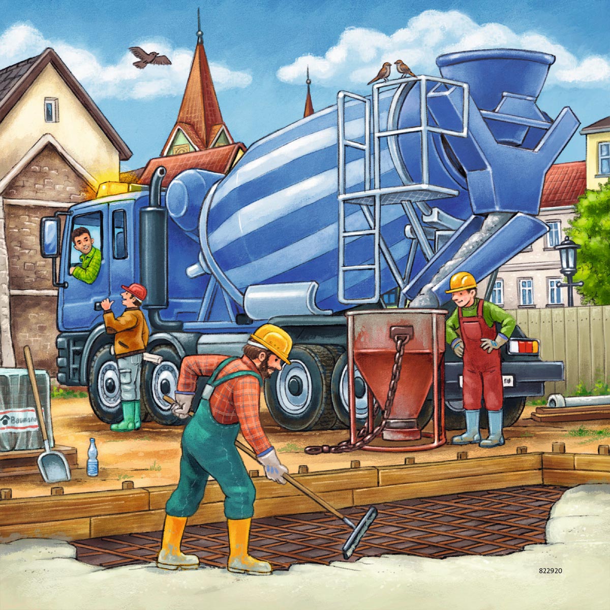 Ravensburger grote bouwvoertuigen 3x49
