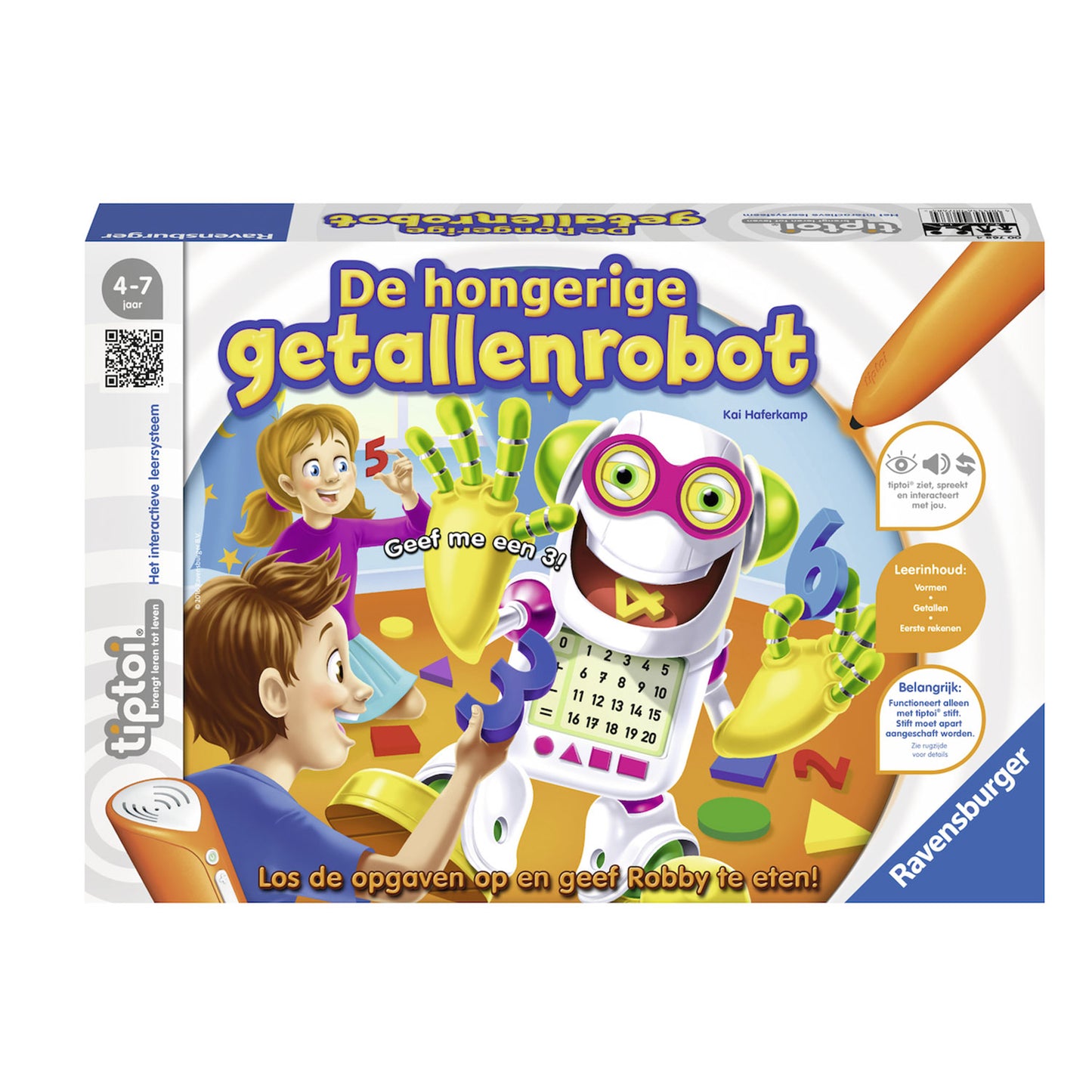 Ravensburger Tiptoi el robot número hambriento