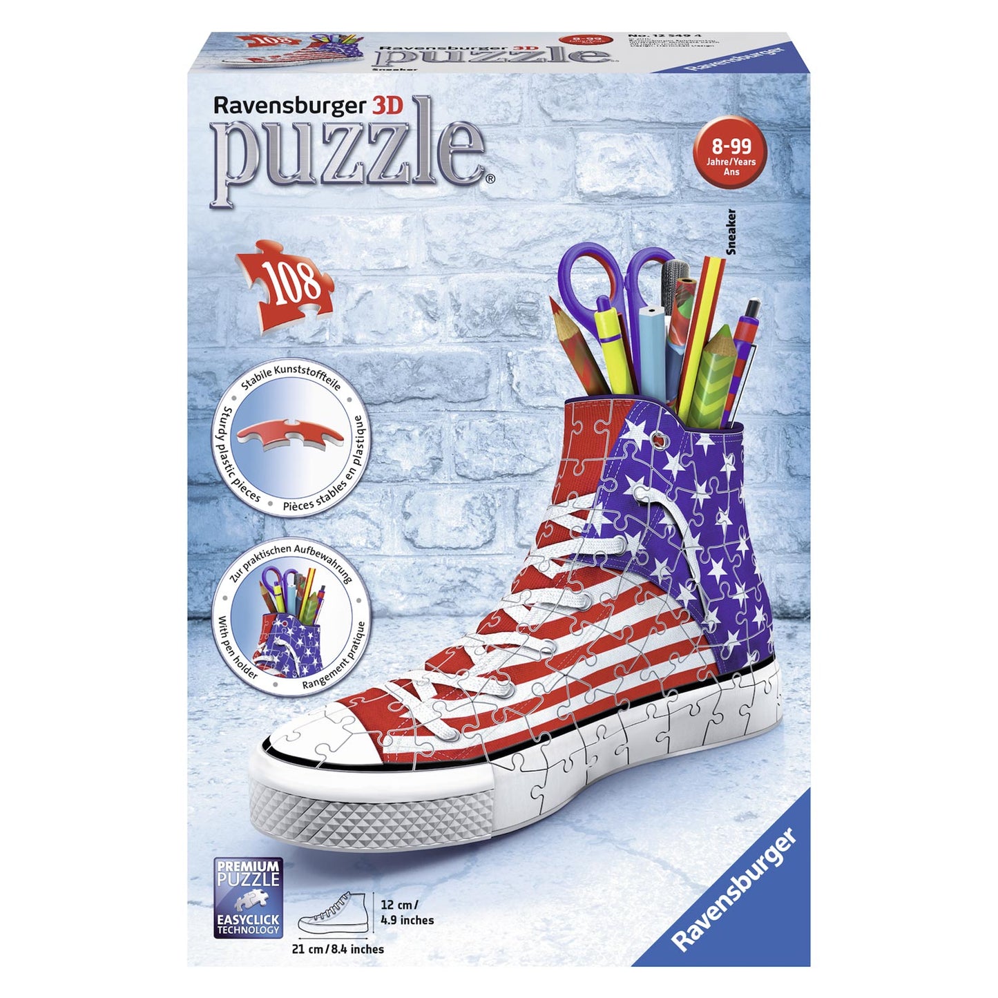 Ravensburger - 3D Puzzel - Amerika Sneaker