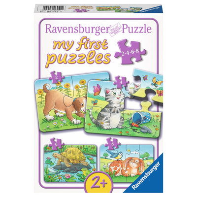 Ravensburger - Lindos mascotas rompecabezas 4in1