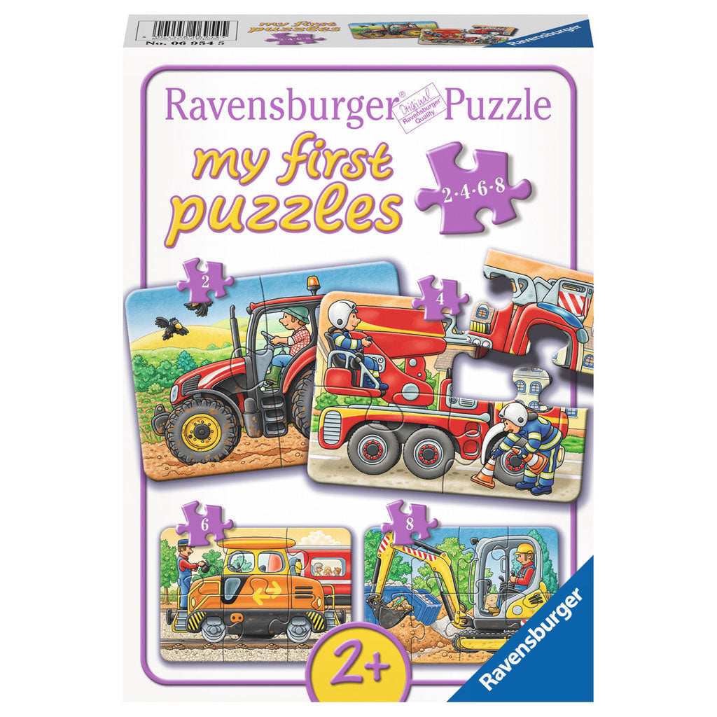 Ravensburger - Puzzle 4in1 al lavoro