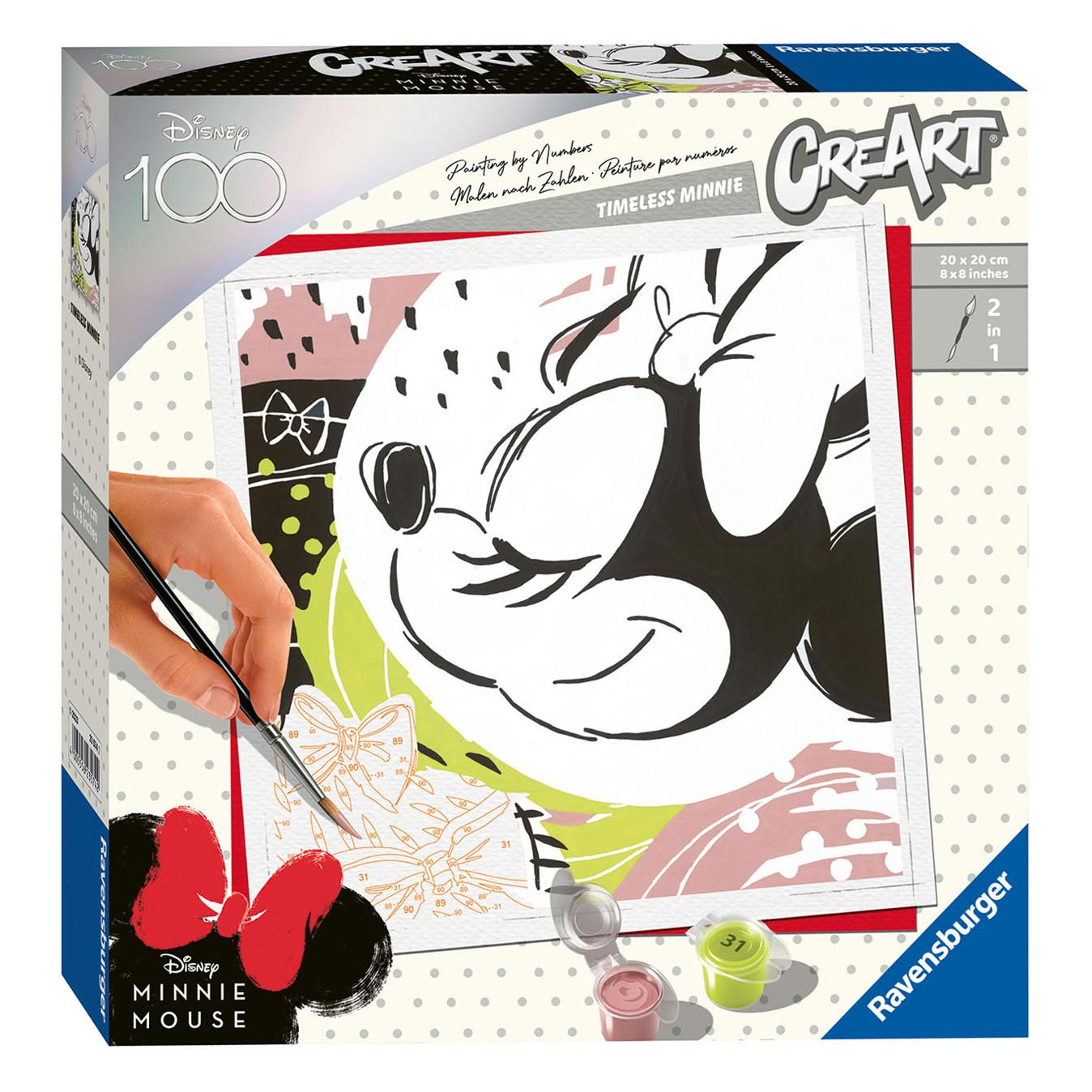 Ravensburger Creart - Disney 100 años Minnie Mouse