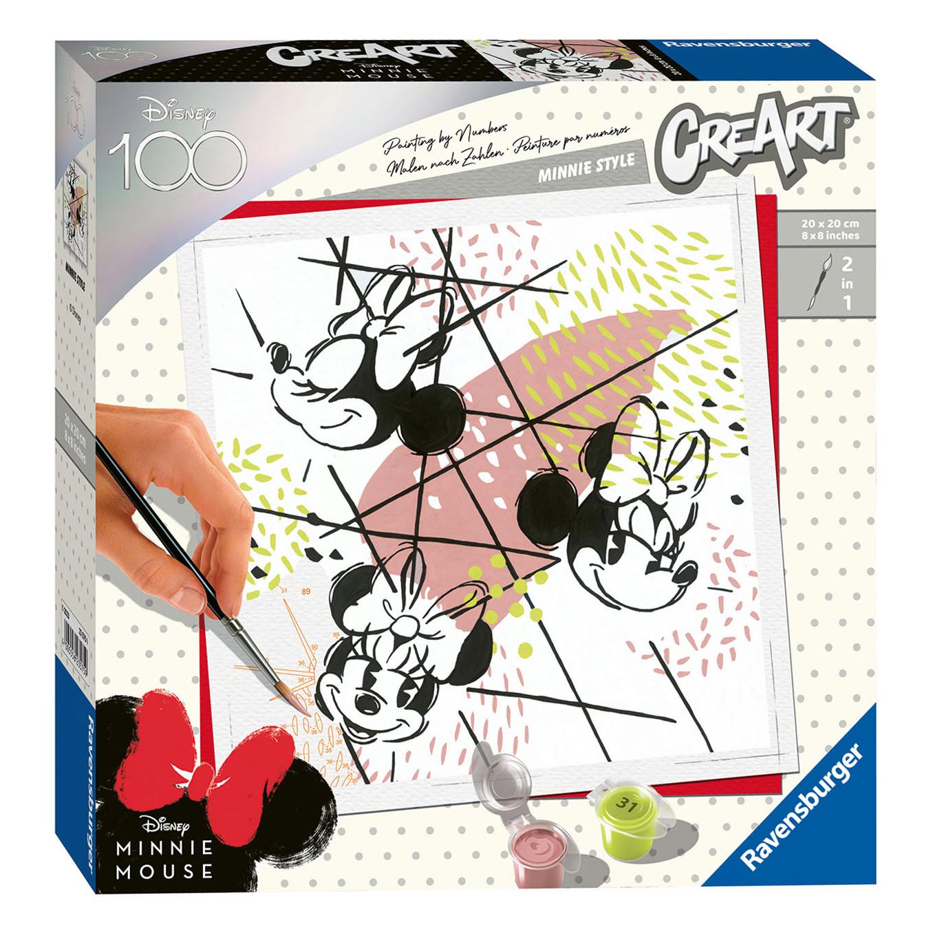 Ravensburger Creart - Disney 100 anni Minnie Mouse 2