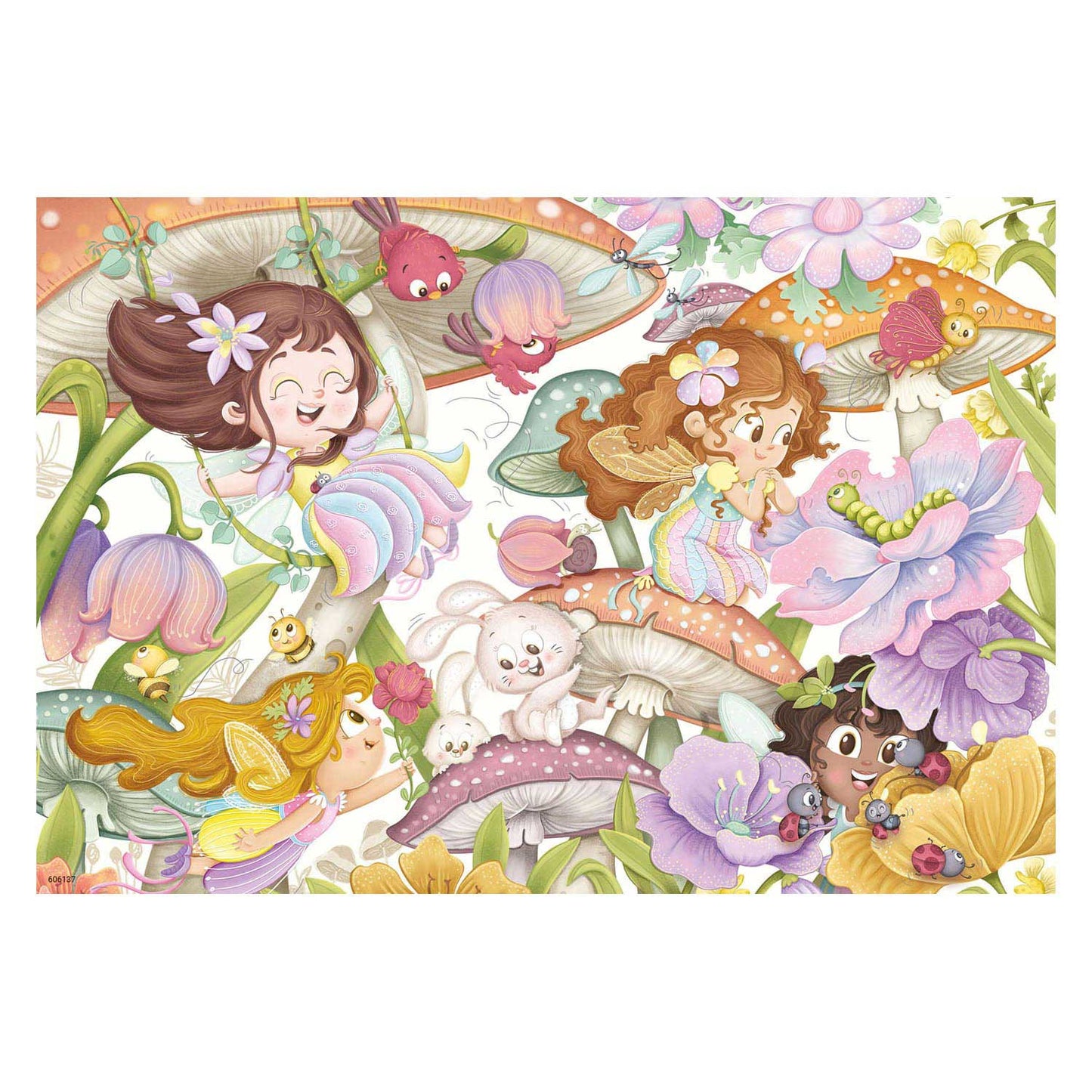 Ravensburger - puzzle piccoli tasse e sirene 2x12 pezzi