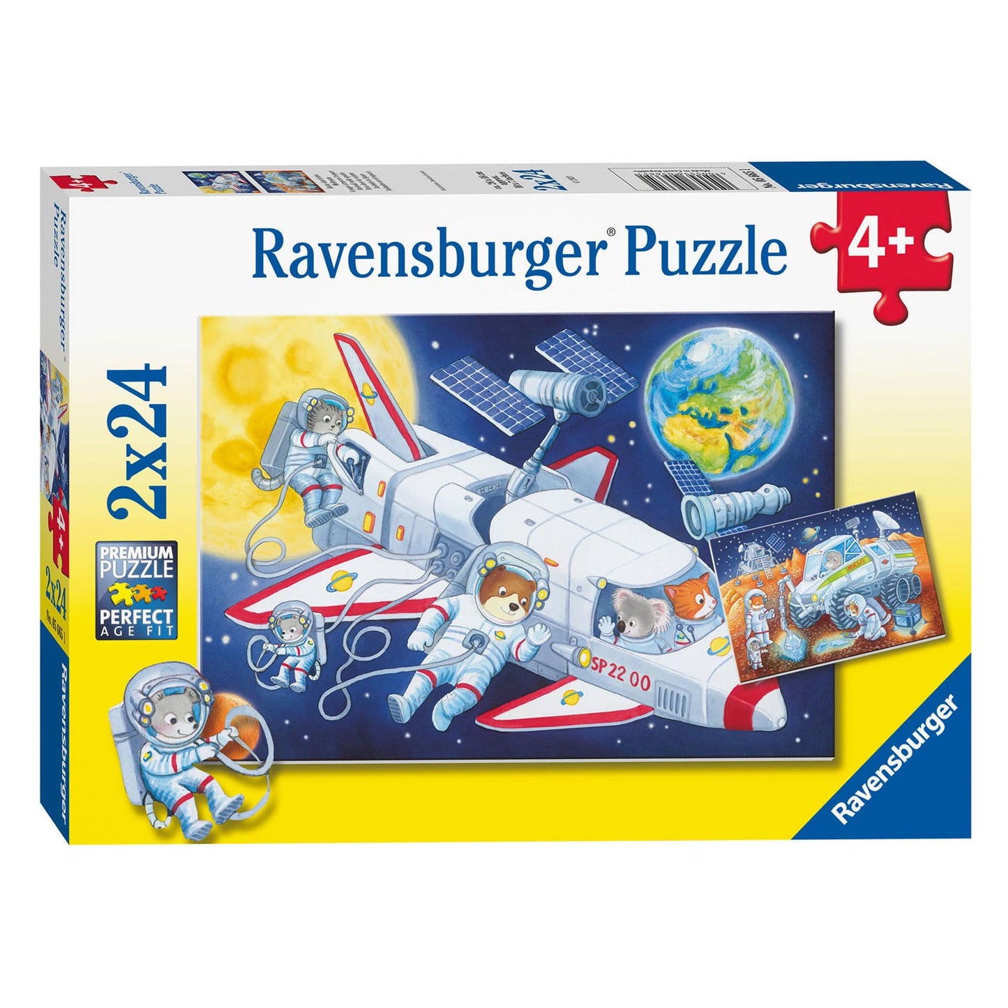 Ravensburger - Puzzel Reis door de Ruimte 2x24 stuks