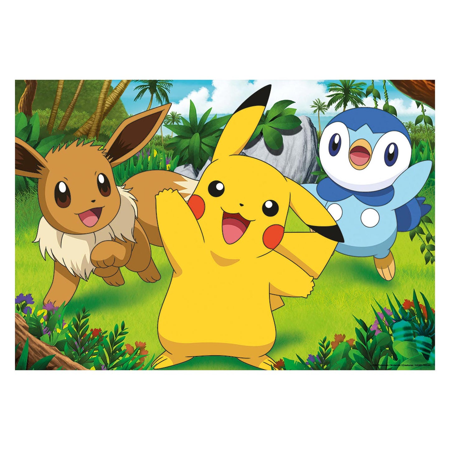 Ravensburger - Puzzle - Pikachu y sus amigos 2x24 piezas