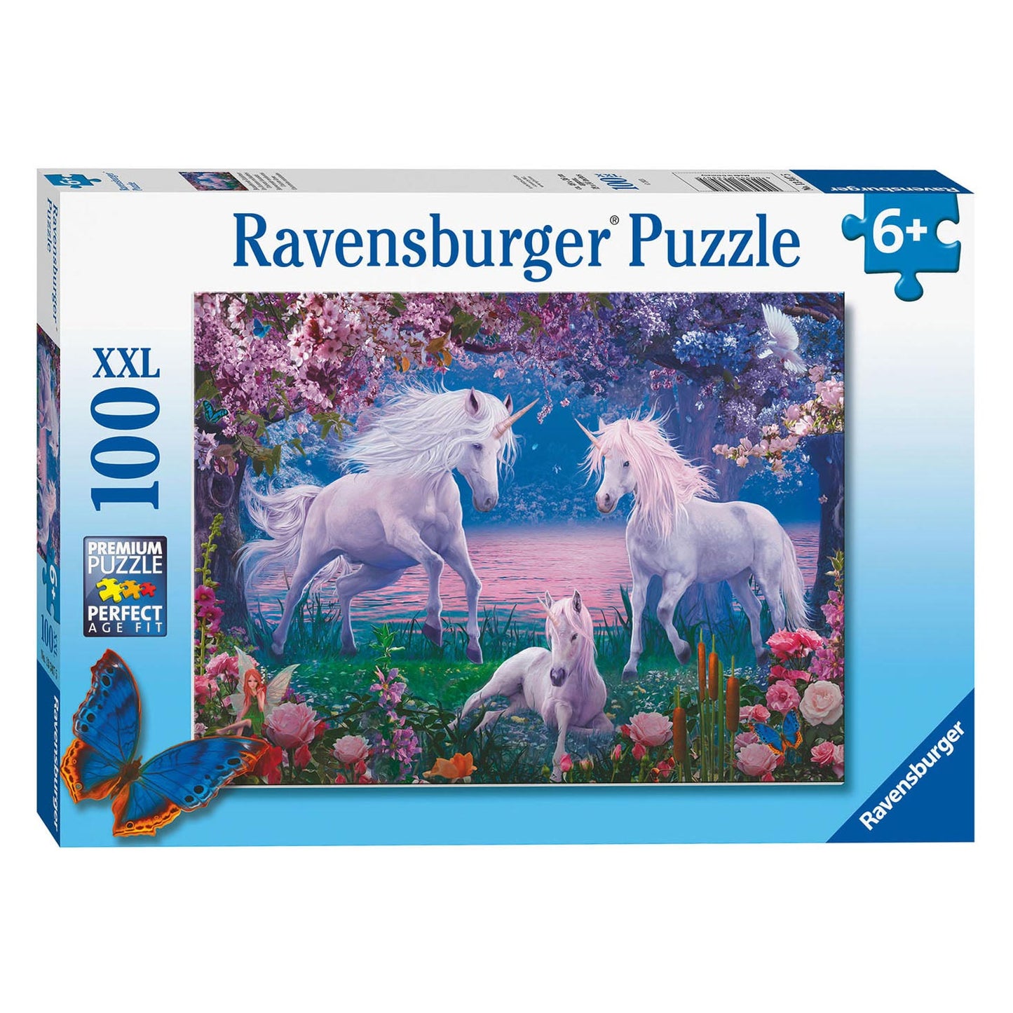 Ravensburger - Unicornios encantadores de rompecabezas 100º. Xxl