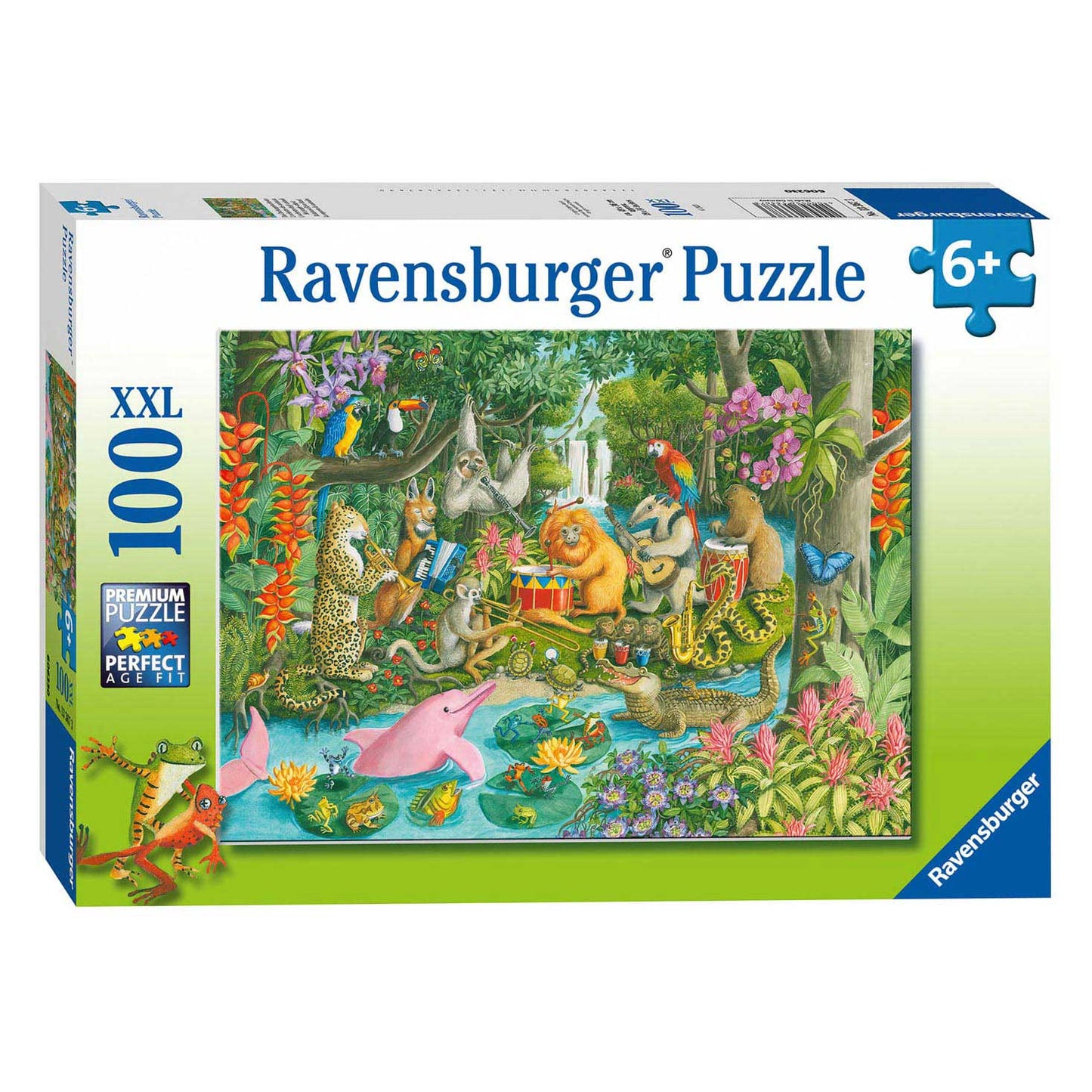 Ravensburger - Puzzle the Jungle Orchestra 100 °. Xxl