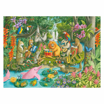 Ravensburger - Puzzle The Jungle Orchestra 100st. XXL