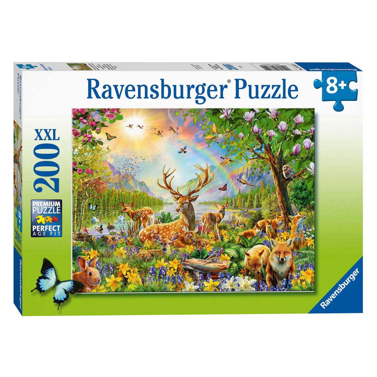 Ravensburger - puzzle bella famiglia di cervi 200 pezzi xxl