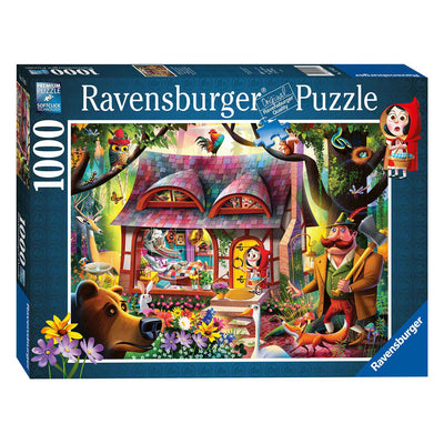 Ravensburger puzzle Little Rosso Cappuccetto e De Wolf, 1000st.