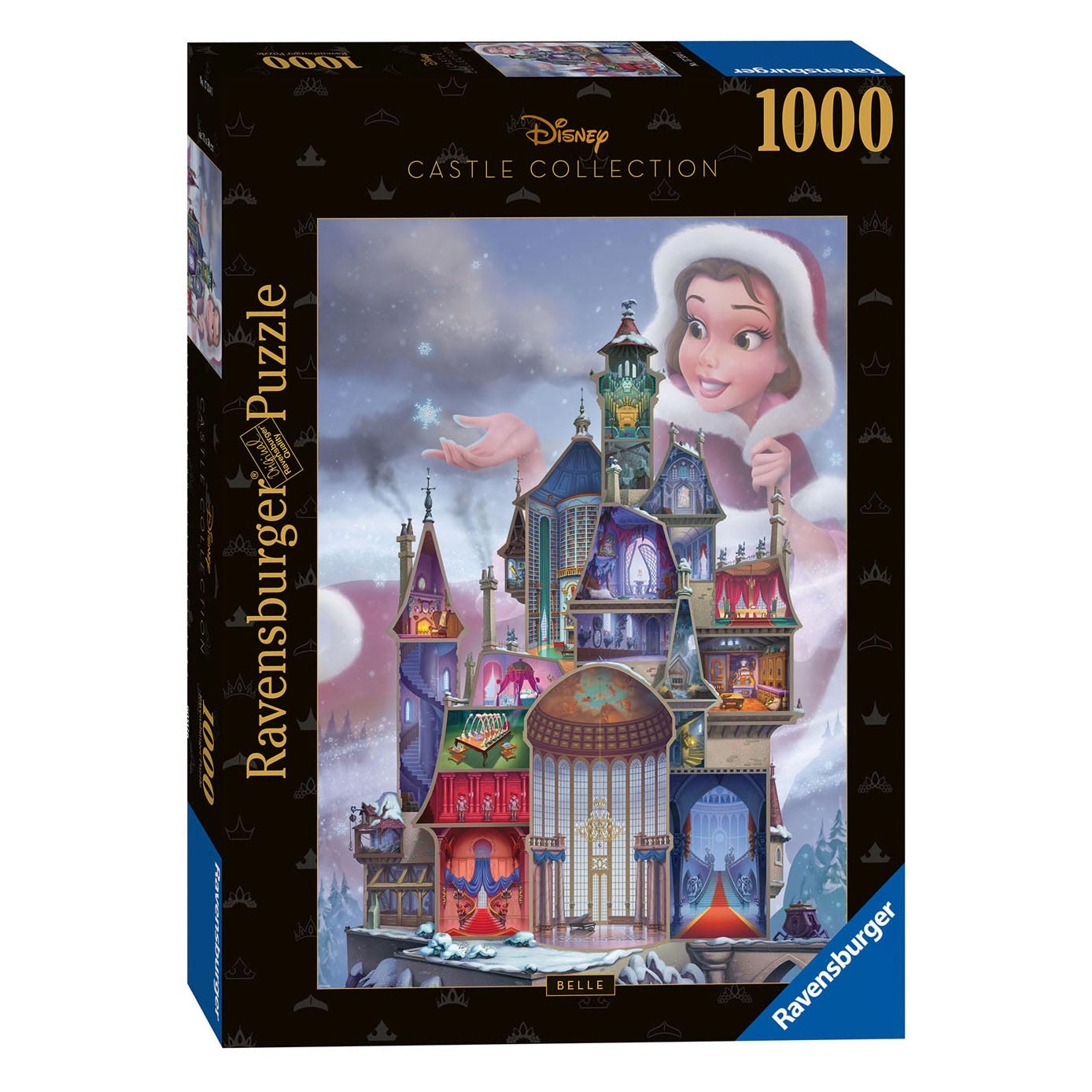 Ravensburger Puzzle Disney Castles - Belle, 1000.