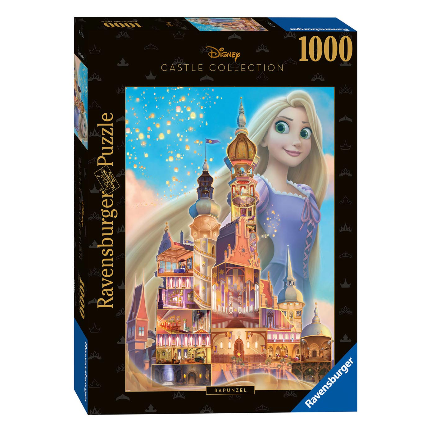 Ravensburger Puzzle Disney Castles - Rapunzel, 1000st.