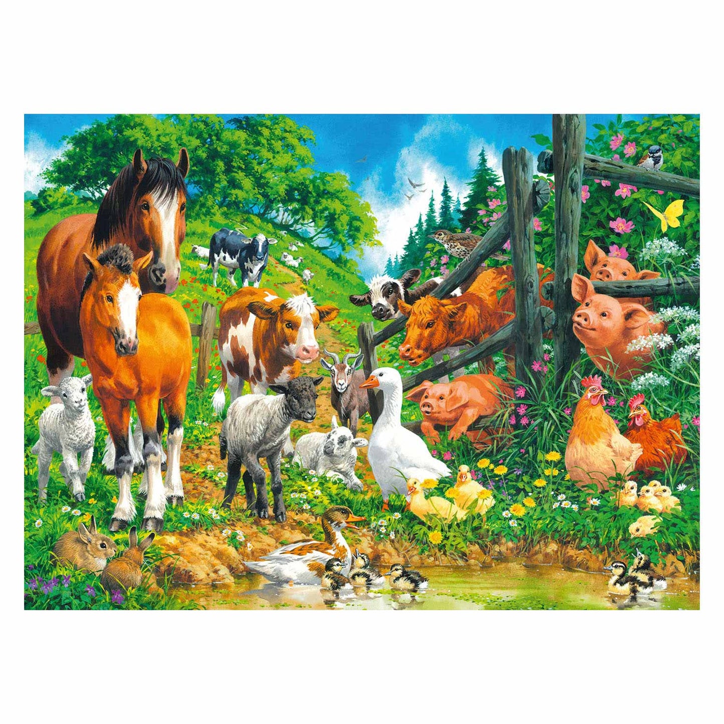 RAVENSBURGER - PUZLE ANIMALE METTURA CIGRIE. Xxl