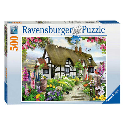Ravensburger - Puzzle idílico Cottage 500st.