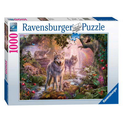 Ravensburger - Familia Puzzle Wolven en el verano 1000.