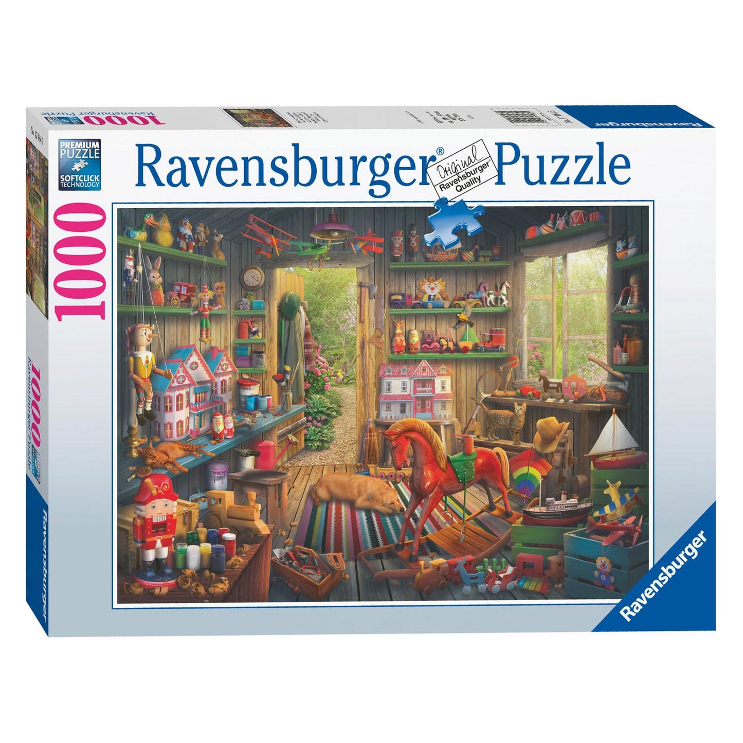 Ravensburger rompecabezas juguetes nostálgicos, 1000.