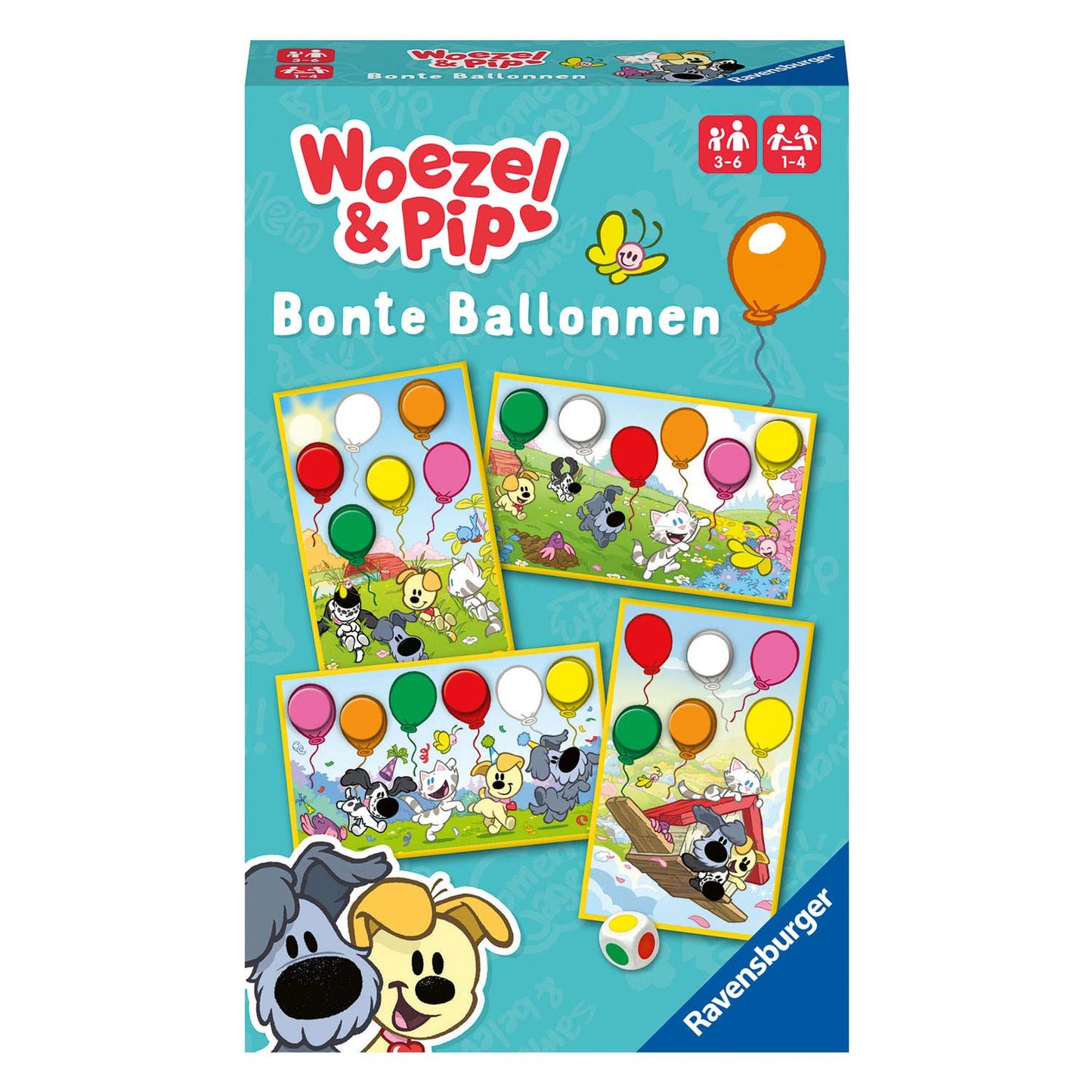 Ravensburger Pip Bonte ballonnen Kleuren Herkennen Spel