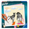 Dipingere per numero zebra