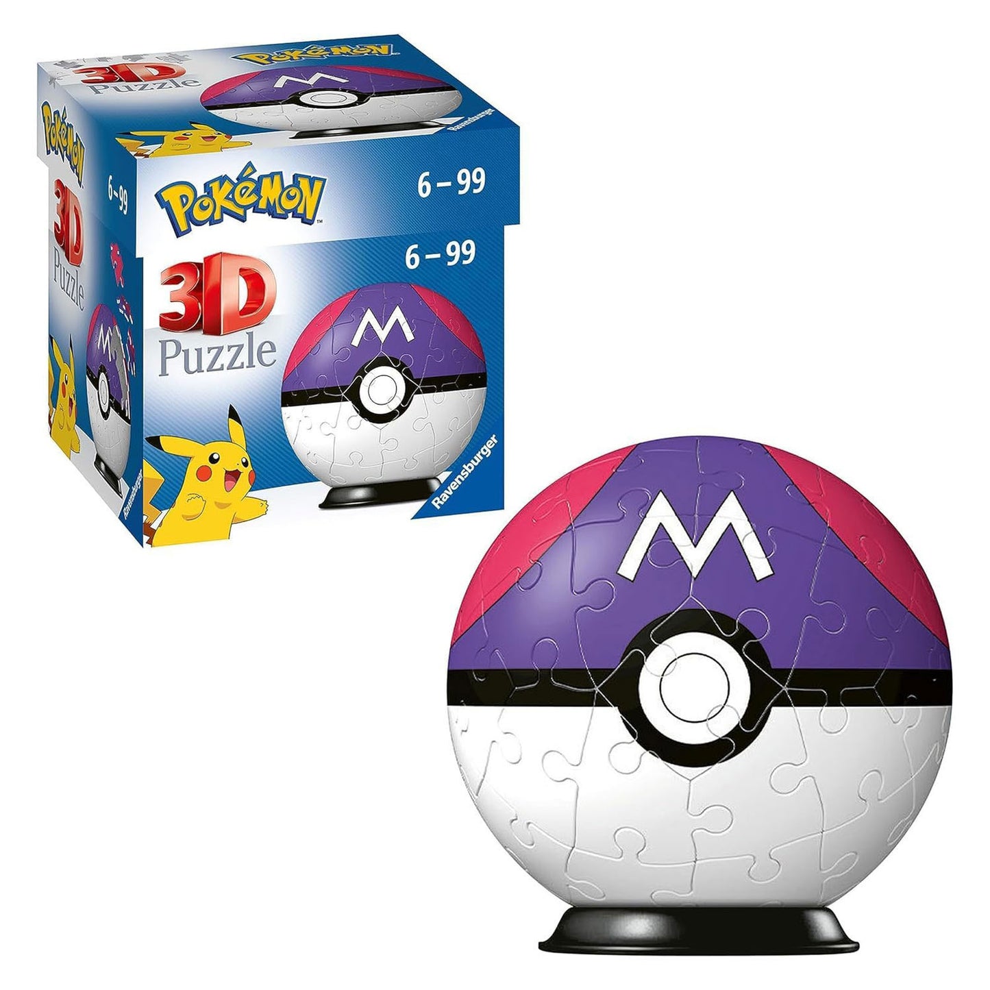 Ravensburger Pokemon Masterball 3D Puzzle, 54º.