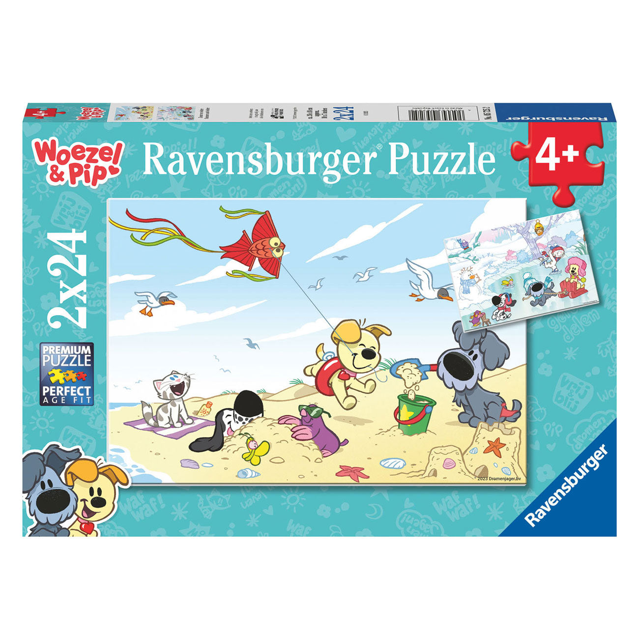 Ravensburger - Piezas de la pierna de verano y la pierna de invierno de Pip Pip 2x24