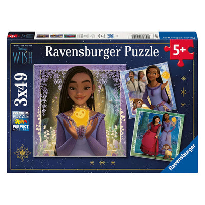 RAVENSBURGER WISH WISH JIGSAW Puzzle, 3x49st.