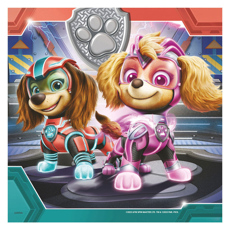 RAVENSBURGER - Paw Patrol The Mighty Movie Leg Puzzle 3x49st.