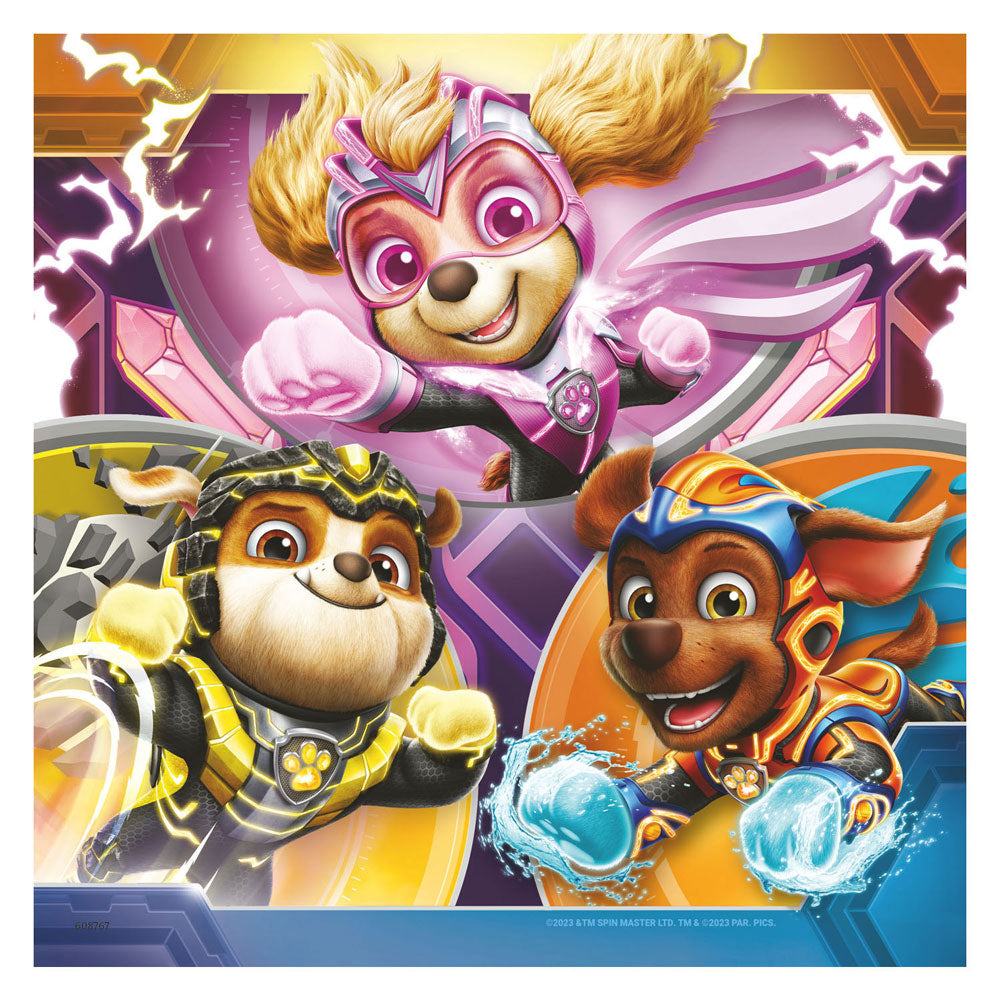 RAVENSBURGER - Paw Patrol The Mighty Movie Leg Puzzle 3x49st.