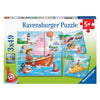 Ravensburger - Watervoertuigen Legpuzzel 3x49st.